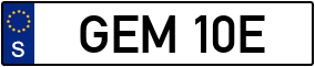 Truck License Plate